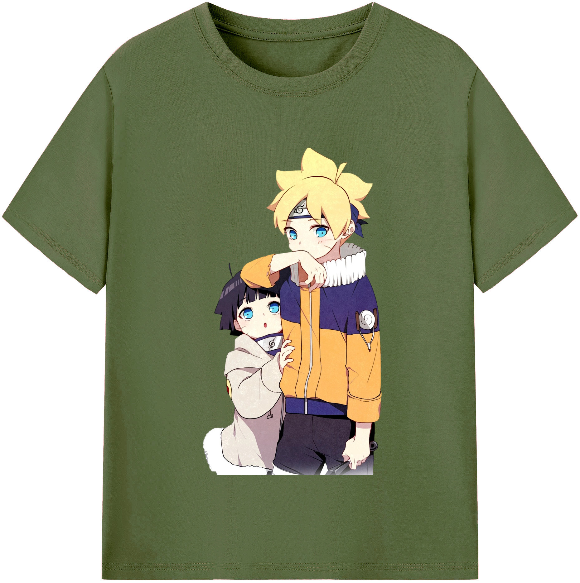 （画像用） NARUTO -ナルト- うずまき ボルト Uzumaki Boruto 綿100％半袖Tシャツ（フロントプリント）